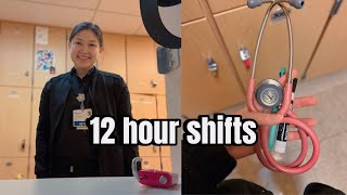 Working 12 hours shifts| medsurg registered nurse vlog