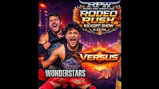 Rpw Rodeo Rush: The Wonderstars Vs. Redwolf & Draven Gates