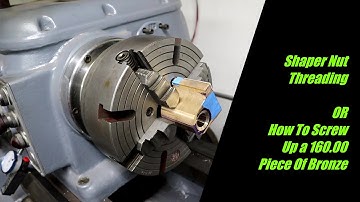 Single Point Threading ACME Threads on an Axelson Metal Lathe