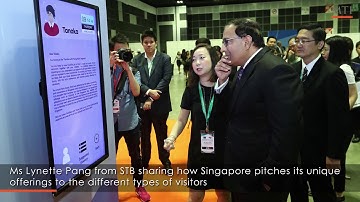 Minister Iswaran at the Tourism Industry Conference