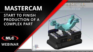 Start to Finish Complex Machining Project - Mastercam 2024 Multi-Product Case Study