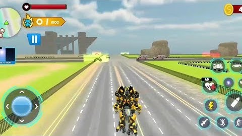 Flying Jet Robot Car Transform-Android Gameplay