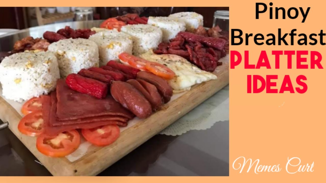 Pinoy Breakfast Platter Ideas YouTube