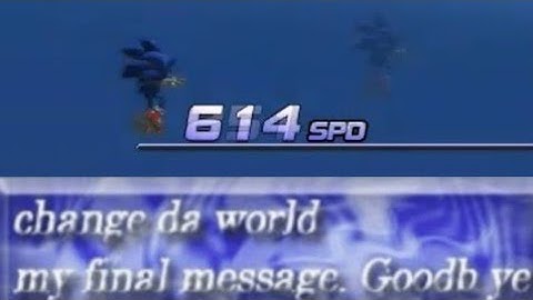 Sonic Unleashed Speedruns be like: