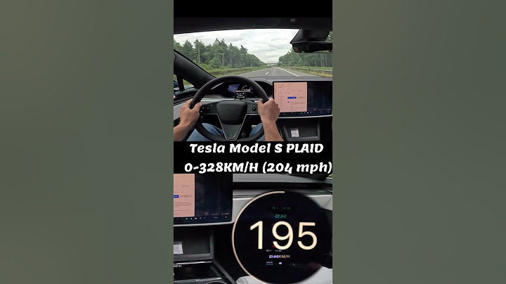 Tesla Model S Plaid's Insane Acceleration from 0-328 KM/H on the Autobahn #shorts  #tesla