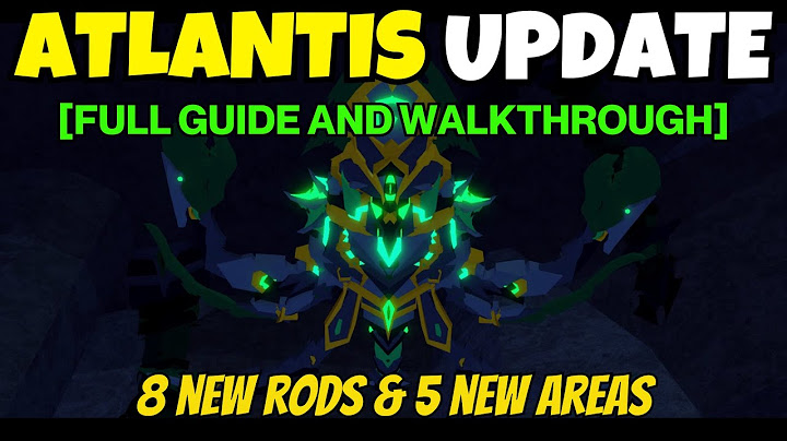 How to Complete the Atlantis Update Fisch Roblox! (FULL GUIDE)