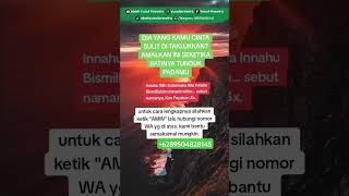 DIA YANG KAMU CINTA SULIT DI TAKLUKKAN?AMALKAN INI SEKETIKA BATINYA TUNDUK PADAMU