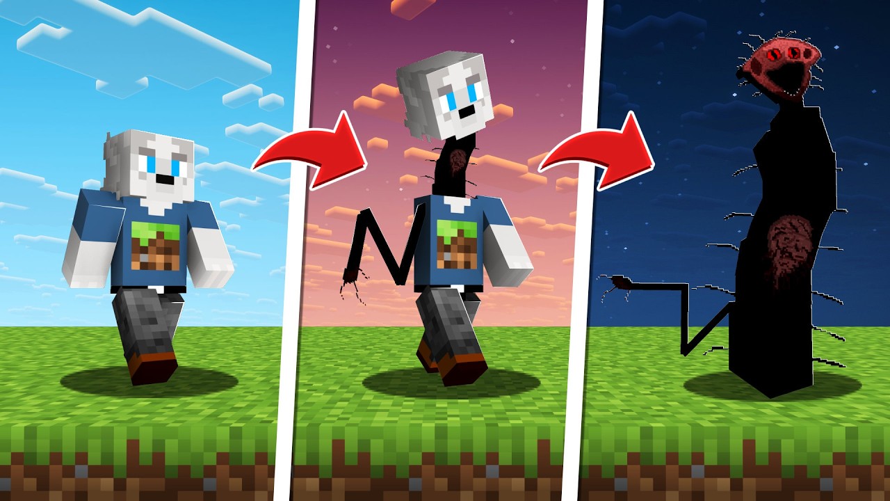 Horror Minecraft, Tapi AKU BISA BERUBAH JADI MOB HORROR APAPUN!