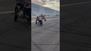 Guy Crashes Harley But Then… #motorcyclecrash #harleycrash #harleystunts #harleydavidson #bikelife