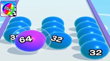 Ball Run 2048 ! All Levels Gameplay (389-394) android, ios