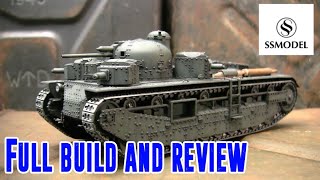 1/35th scale SS Model resin 3D Printed British A1E1 Independent heavy tank model