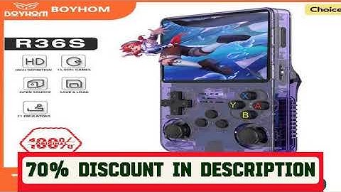 A must-have product! 128G Open Source R36S Retro Handheld Video Game Console Linux System 3.5 Inch