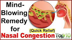 Instant Relief from Nasal Congestion - Home Remedies