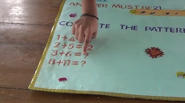 Complete the pattern | Maths Project |