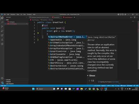 JUnit Installation & VSCode Environment Setup