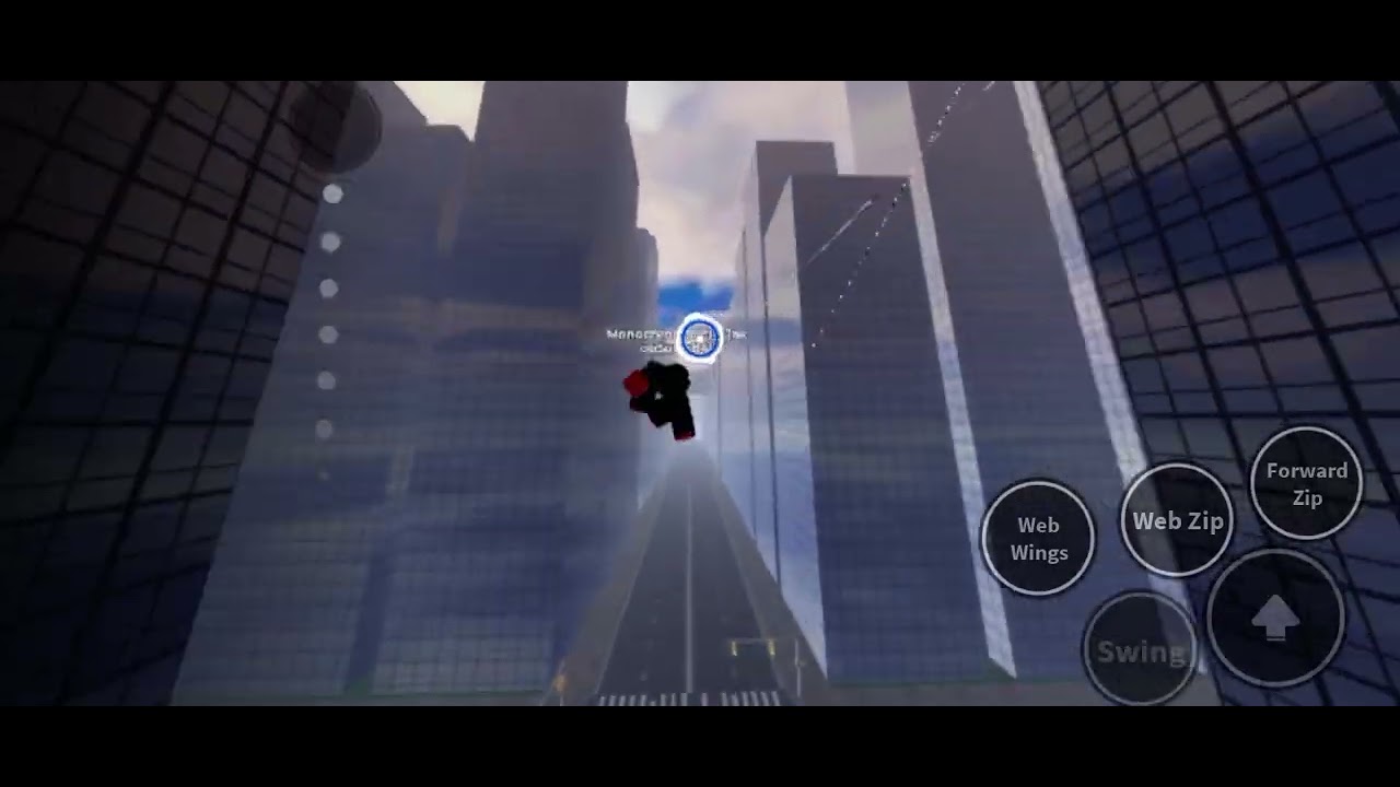 web swinging for 3 minutes straight