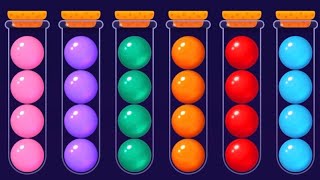 Color Ball game level 1- 9999  #games #ballgame | Ball Sort puzzle screenshot 1