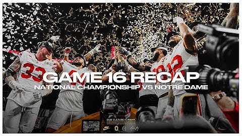 2025 Ohio State Football: National Championship 𝐓𝐡𝐞 𝐑𝐞𝐜𝐚𝐩 🏆