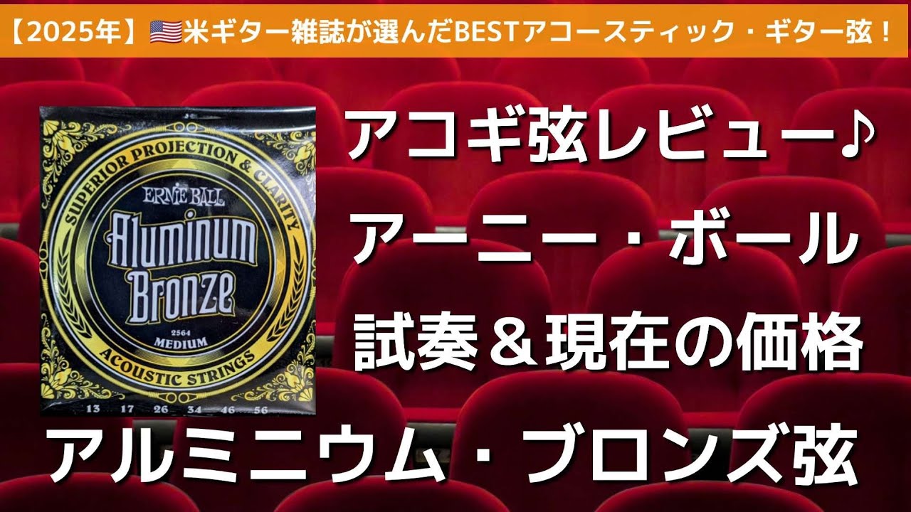 Aluminum Bronze Strings] Ernie Ball Acoustic Guitar String Review 