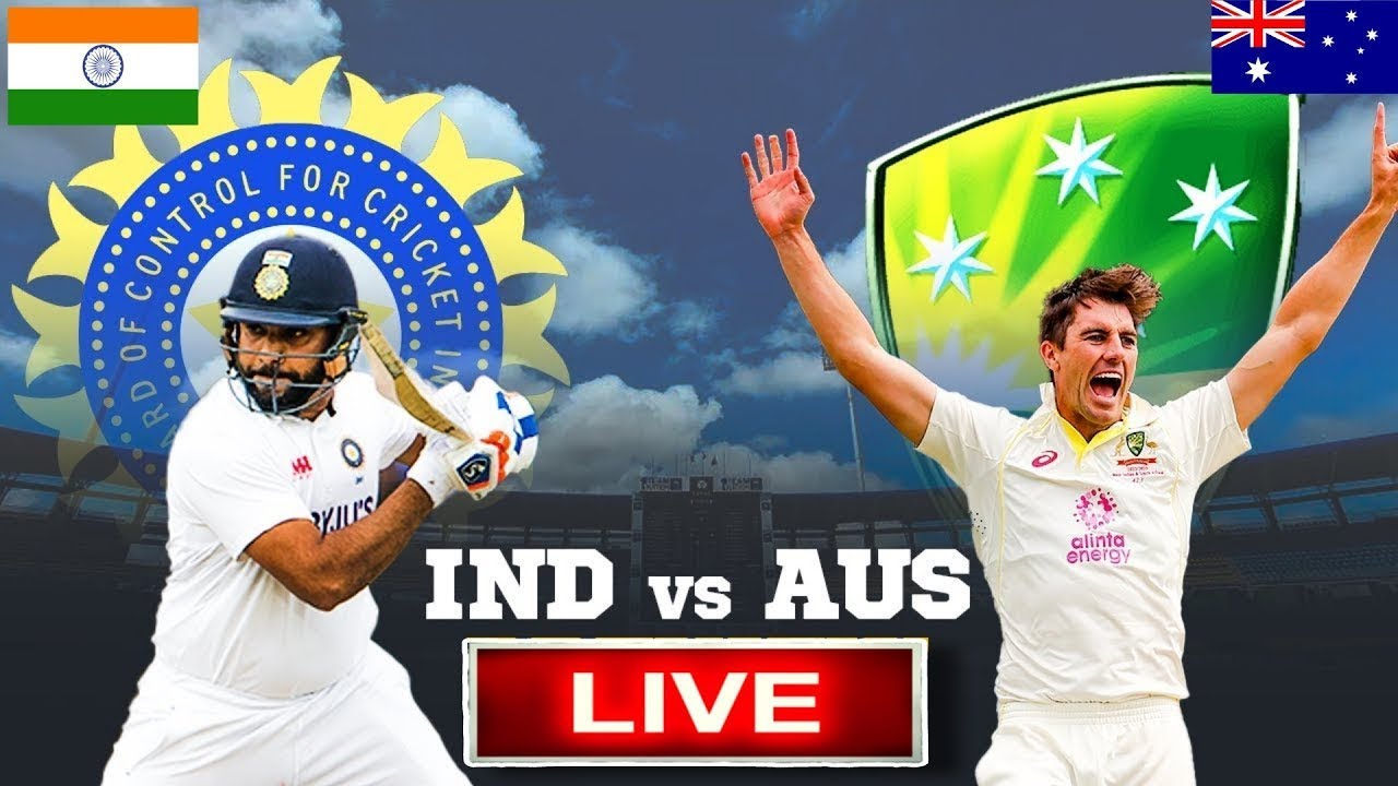 India vs Australia 1st Test Day 1 Live IND vs AUS 1st Test Live