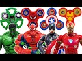 Avengers, Fidget Spinner Go~! Hulk, Spider-Man, Iron Man, Captain America, Bumblebee, Transformer