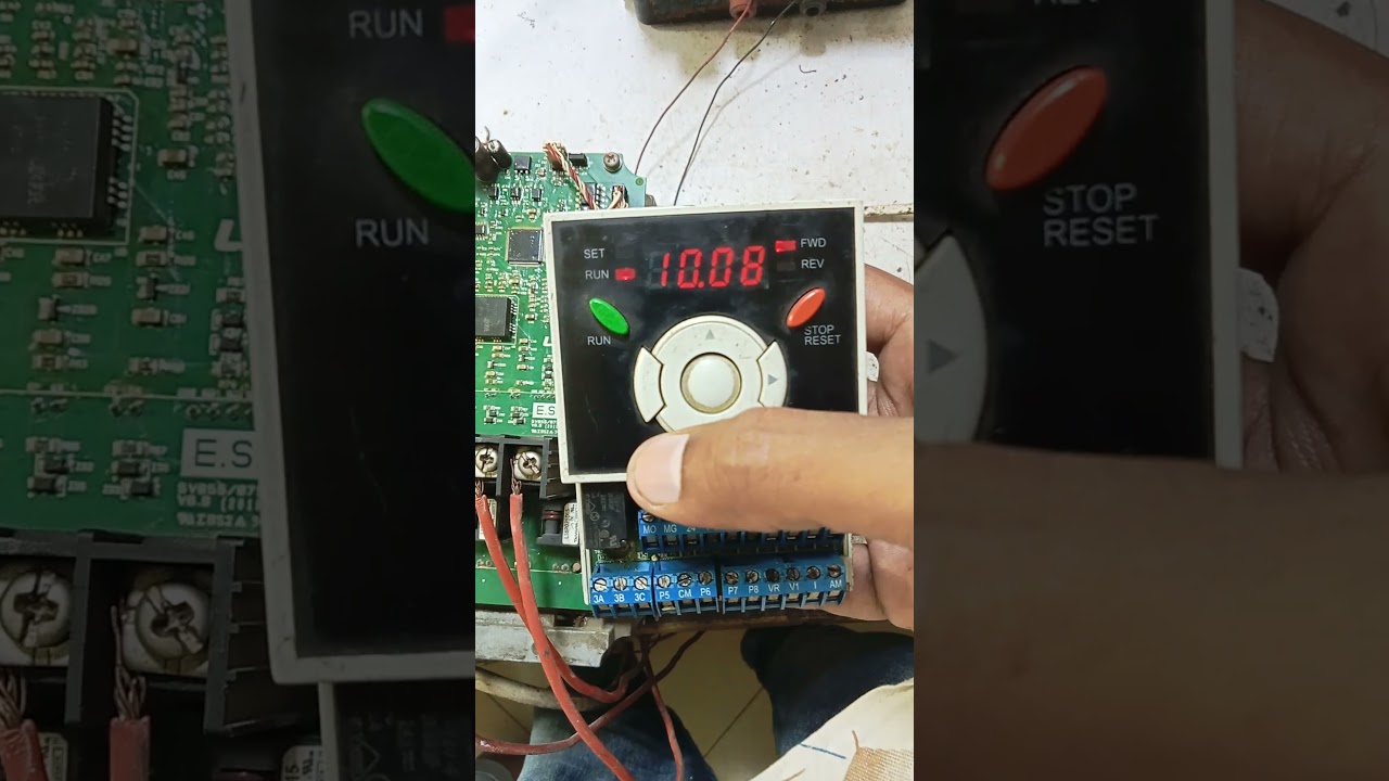LS VFD CURRENT LIMIT WITHOUT LOAD💯