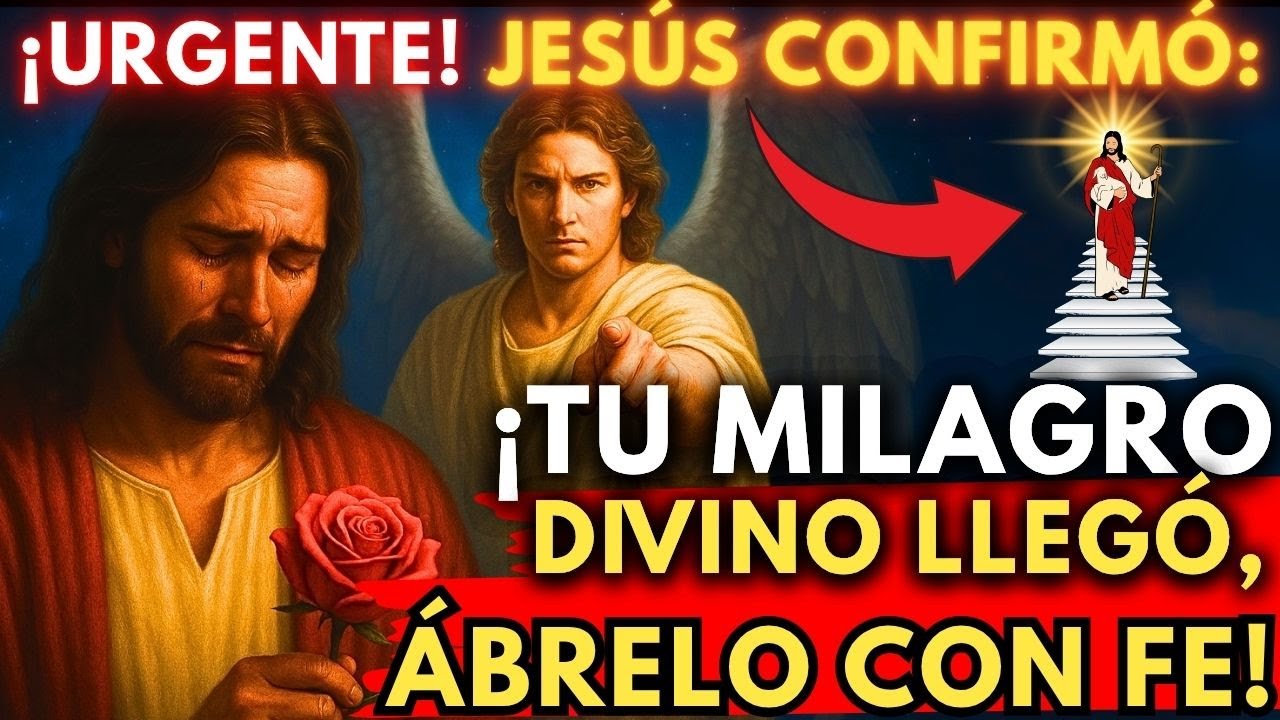 ✨ ¡URGENTE! JESÚS CONFIRMÓ: ¡TU MILAGRO DIVINO LLEGÓ, ÁBRELO CON FE!