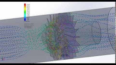 NM Design Office - Axial Fan with guidevanes CFD analysis