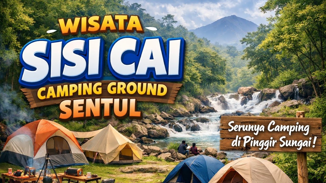 SISI CAI CAMPING GROUND SENTUL // THE BEST CAMP RIVER SIDE IN SENTUL