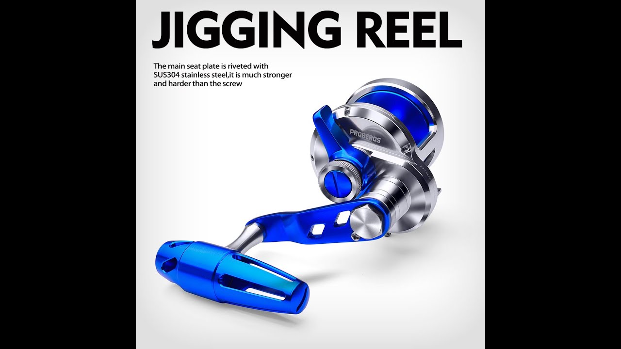 Proberos Jigging Reel 9+1BB 40LB Drag Fishing Reels - PJG300-400 