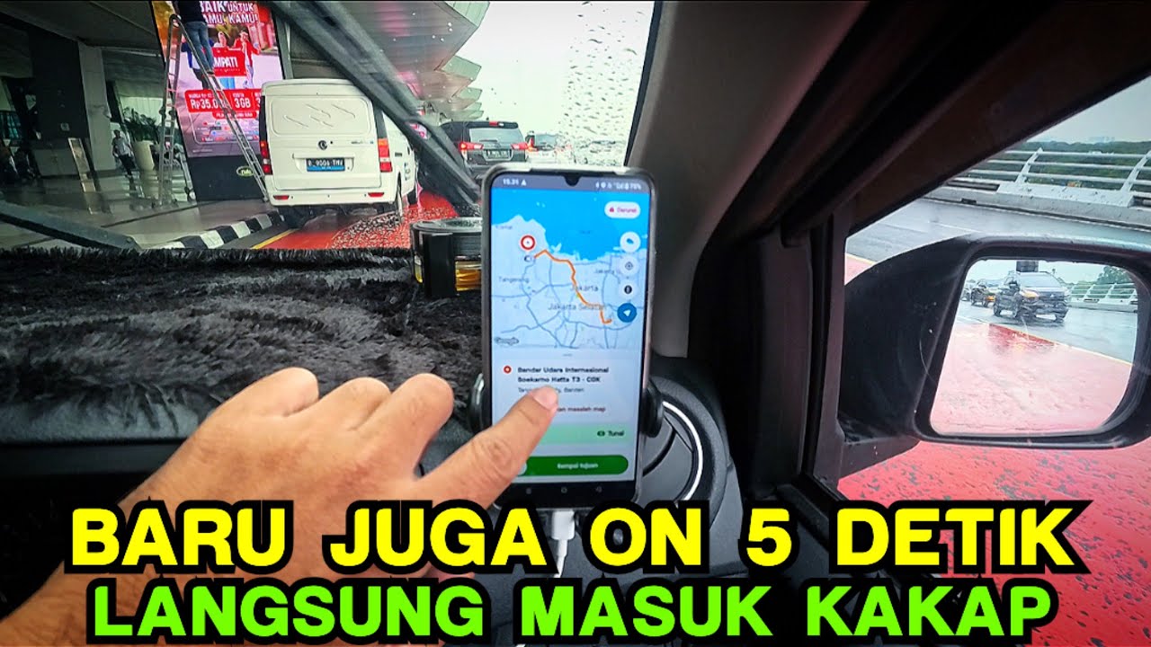 BARU ON APLIKASI 5 DETIK LANGSUNG MASUK ARGO KAKAP KE BANDARA • VLOG ONBID TAXOL GOCAR GRABCAR MAXIM