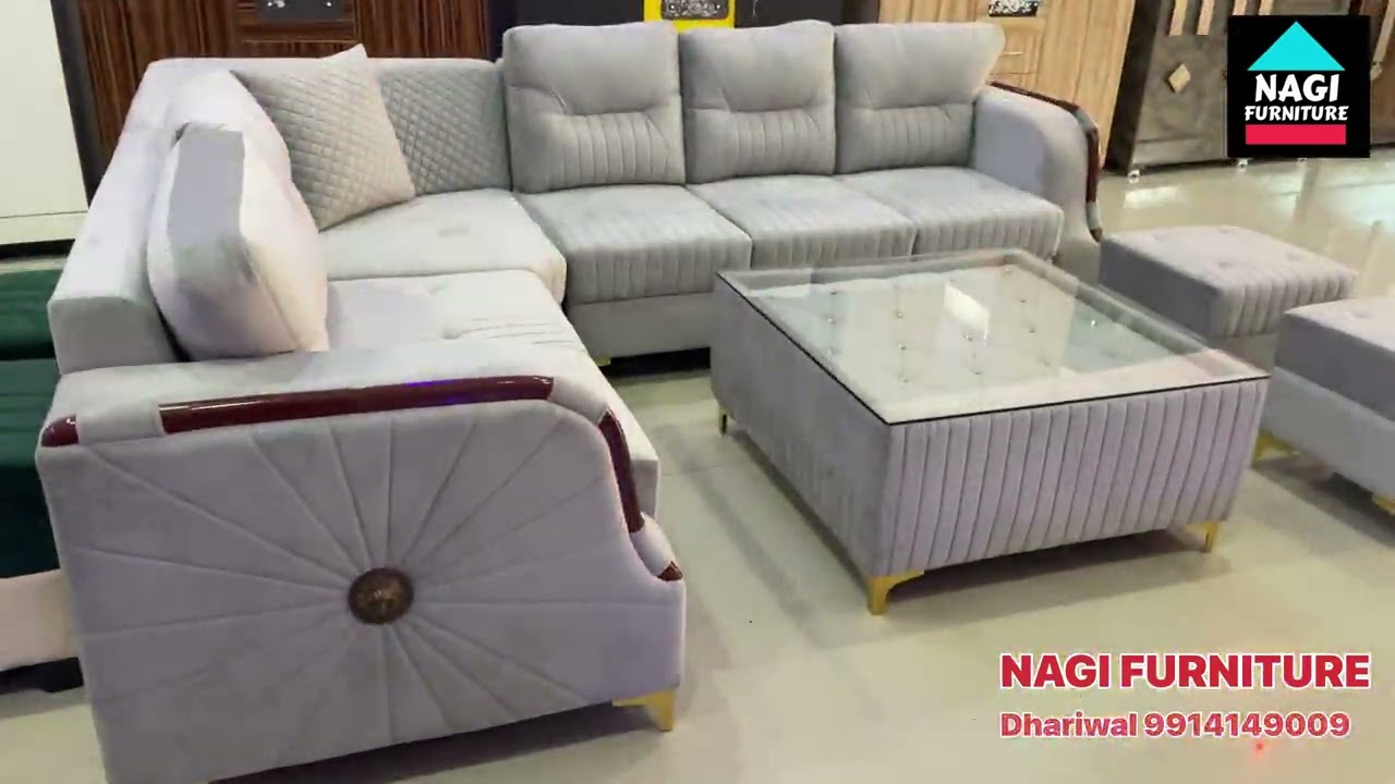 "Stylish and Luxurious: A Grey Versace Sofa 