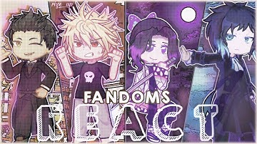 Fandoms react to each other || 2X SPEED || Introduction ||