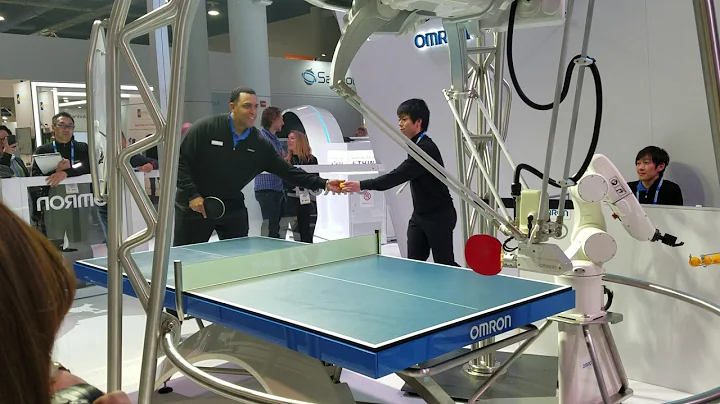 CES 2018 - OMRON PING PONG Training Robot