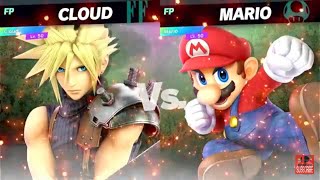 Super Smash Bros Ultimate Amiibo Fights EX Cloud vs Mario