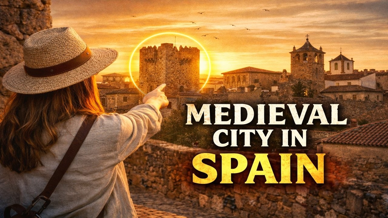 [4K] Cáceres Old Town Tour | Spain’s Hidden Medieval City
