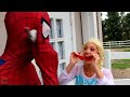 Spiderman frozen elsa and joker anna funny compilations