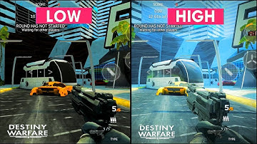 INFINITY OPS : SCI-FI FPS - ULTRA vs LOW GRAPHICS COMPARISON ( Android ) HD