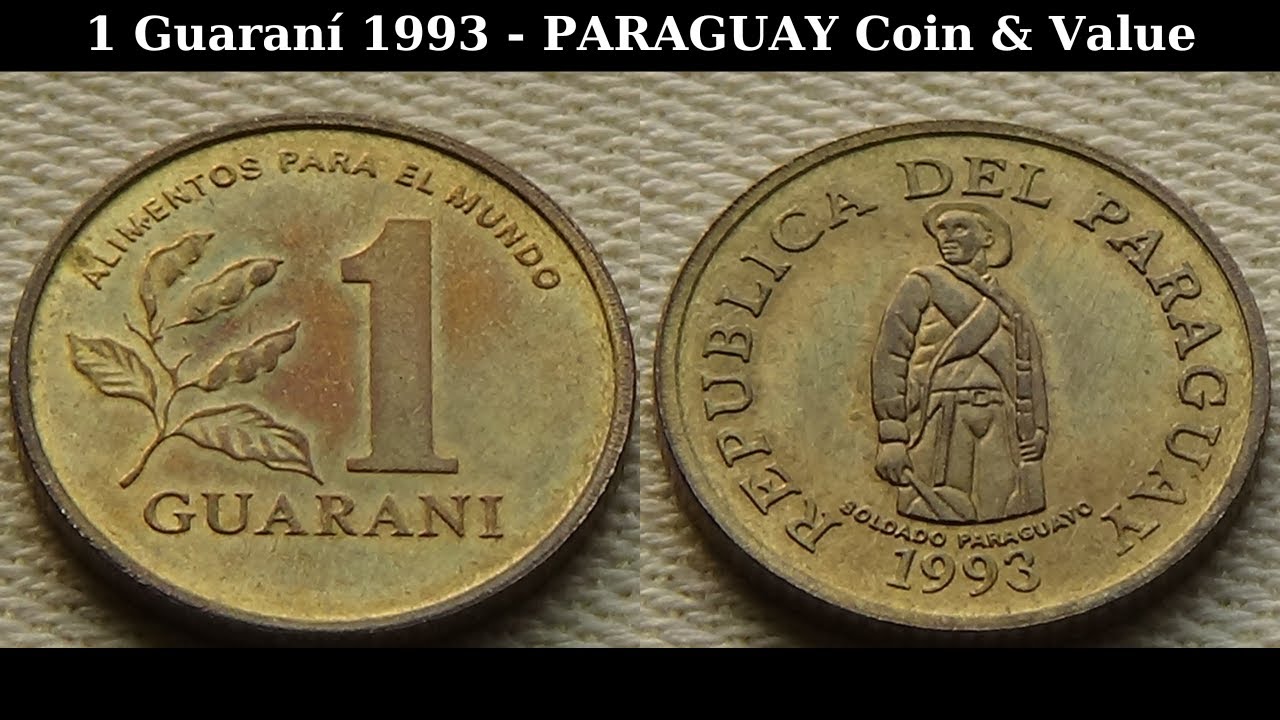 1 Guaraní 1993 - PARAGUAY Coin & Value