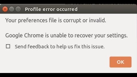 How to Restore Corrupted Google Chrome Profile
