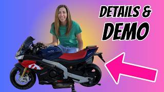Best Kids Electric Motorcycle Review 24V Aprilia Licensed Bike