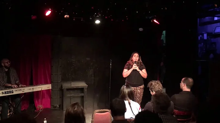 Julie Feltman giving improvised musical therapy at...