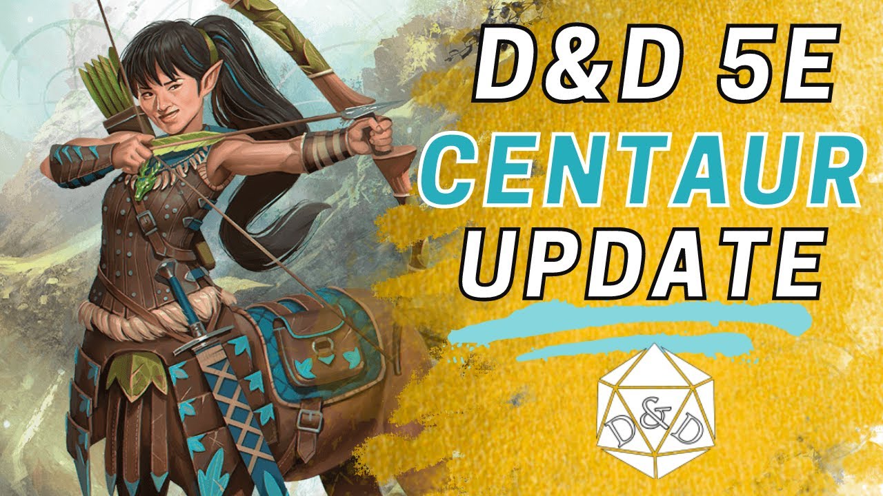 This Race is All About Speed Centaur D&D 5e Race Update and Deep Dive