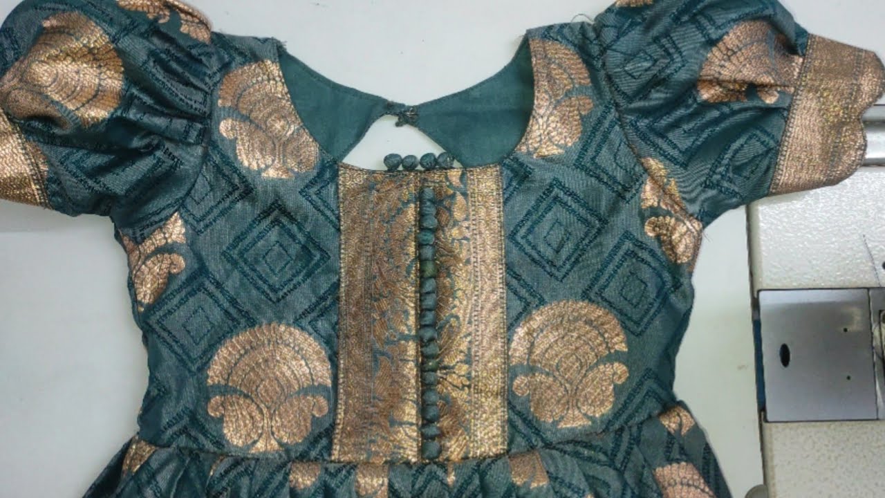  బాడర్ తో,బ్యూటిఫుల్ ఫ్రంట్ నెక్ డిజైన్ స్టిచ్చింగ్| neck pattern with border |front part design