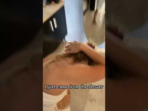 JULIUS DEIN - EGG SURPRISE!!  - #Shorts - Young blond woman gets more raw egg on her.