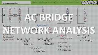 AC Bridge Network Analysis (Full Lecture)