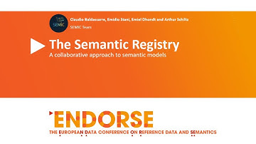 The Semantic Registry: A collaborative approach to semantic models – Claudio Baldassarre