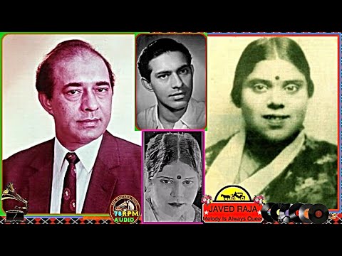 TALAT MEHMOOD & RAJKUMARI-Film-PAGLE-(1950)~Taqdeer Hansi Aansoo Nikle-[ TRIBUTE ]