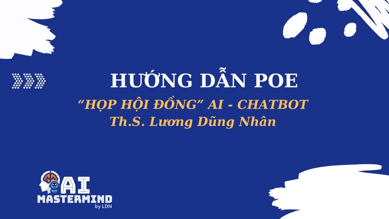 Outline Video Hướng dẫn sử dụng PoE: "Họp hội đồng" các AI và Chatbot