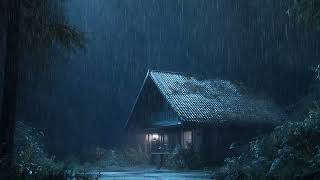 Rain Sounds on Window at Night | Sleep Instantly